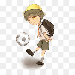 学生踢足球 踢足球 足球