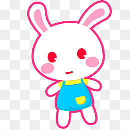 手绘可爱的小兔子设计