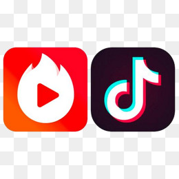 手机抖音火山app图标设计