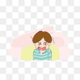 小孩感冒生病医院吃药发烧流鼻涕头痛看医生健康