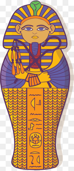 卡通古代埃及法老