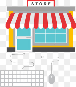 手绘卡通商店store