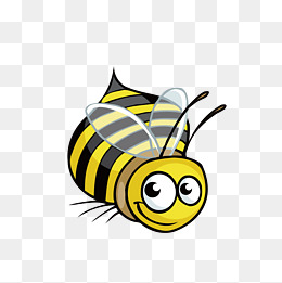 卡通蜜蜂矢量图下载