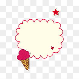 红色卡通冰淇淋矢量图素材图片免费下载_高清psd_千库