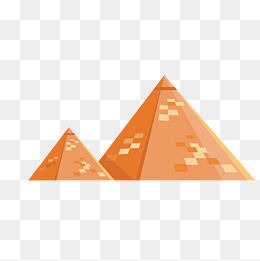 卡通金字塔矢量图下载