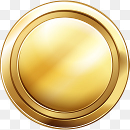 金色按钮矢量图下载