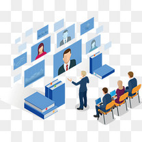 科技讲座海报设计背景模板背景图片免费下载_