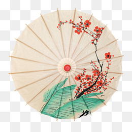 民国风清新纸伞免抠图