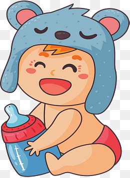 新生男婴可爱大象