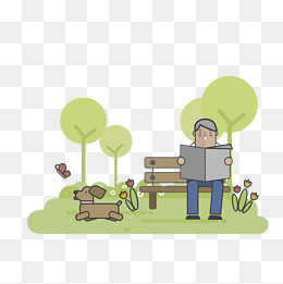手拿报纸看假新闻
