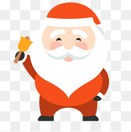 卡通胖圣诞老人矢量