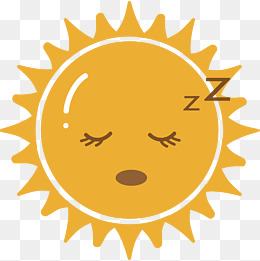 卡通太阳矢量图下载