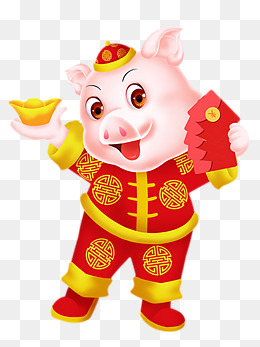 卡通新年红包免抠图素材图片免费下载_高清psd_千库网