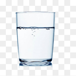 一杯手绘的柠檬水