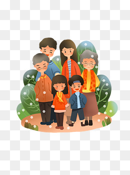 全家福商用插画合集元素