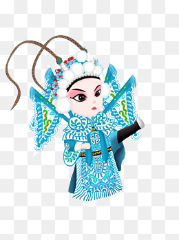 京剧人物末角矢量元素