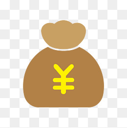 人民币财富钱袋元素