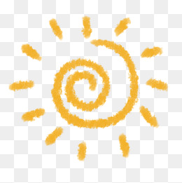 手绘太阳