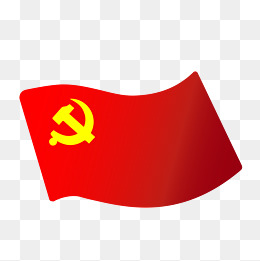 手绘中国党旗