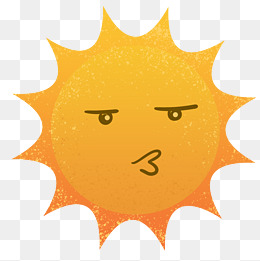卡通小太阳表情