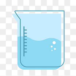 矢量卡通实验量杯