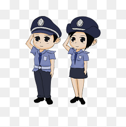 卡通警察