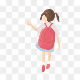 卡通小女孩png下载