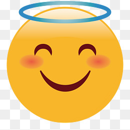 卡通微笑笑脸表情