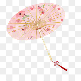 唯美古风手绘油纸伞