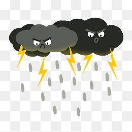 卡通暴风雨