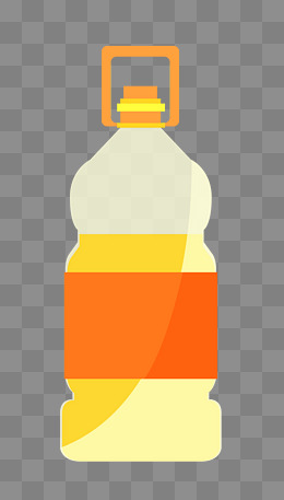 桶装食用油卡通插画