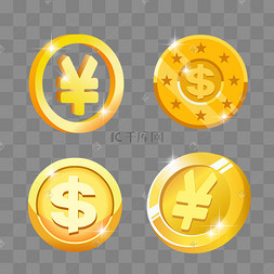 金币简笔画图标图片-金币简笔画图标图片素材免费下载-千库网