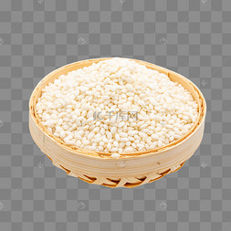 白色农作物糯米