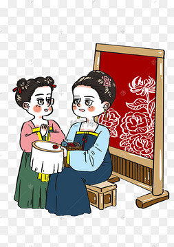 卡通刺绣