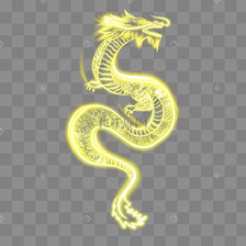 发光龙火焰龙