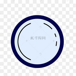 黑白手绘圆盘