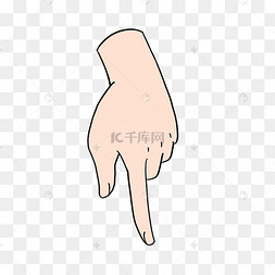 食指卡通