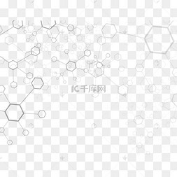 矢量化学结构背景素材