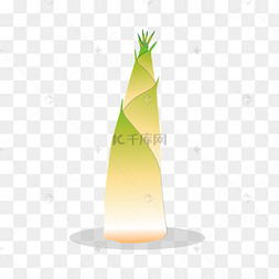简易卡通竹笋插画