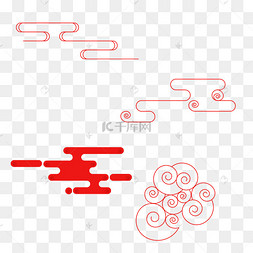 ai矢量中国风元宵节装饰云纹元素17