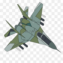 军事武器战斗机插画