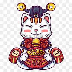 招财猫图片-招财猫图片素材免费下载-千库网