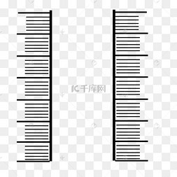 刻度尺子矢量图图片-刻度尺子矢量图图片素材免费下载-千库网