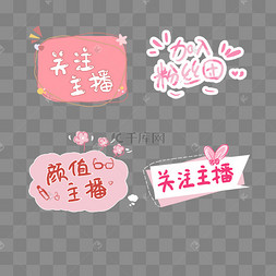 直播主播花字