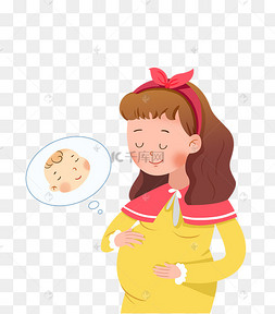准妈妈大肚子孕妇