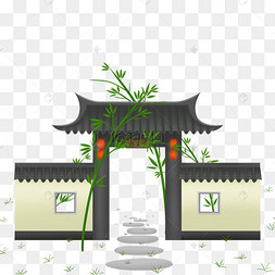 古风建筑房子