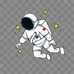 宇宙天空宇航员