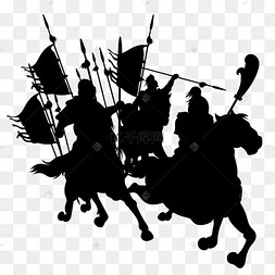 骑马战士战争剪影