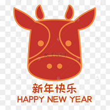 2021牛年骑着牛的福娃