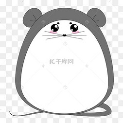 可爱小老鼠卡通动物边框